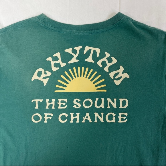 Rhythm Vintage The Sound Of Change Awake Sunrise Sunset Graphic Shirt - Picture 4 of 5